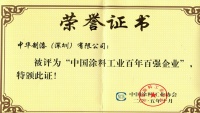 中國(guó)涂料工業(yè)百年晚會(huì)，中華制漆斬獲雙項(xiàng)榮譽(yù)
