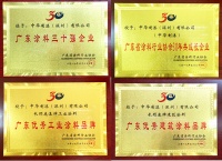 行業盛典，中華制漆喜獲四大獎項